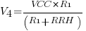 V4 = VCC*R1/(R1+RRH)